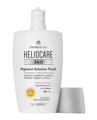 Солнцезащитный флюид для кожи с гиперпигментацией Хелиокаре 360 SPF 50+ / Heliocare 360 pigment solution fluid spf 50+ Cantabria Labs в каталоге Odelik