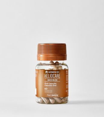 Фотозахист для прискорення засмаги Бронз / Heliocare Oral Bronze 60 Caps Cantabria Labs в каталозі Odelik