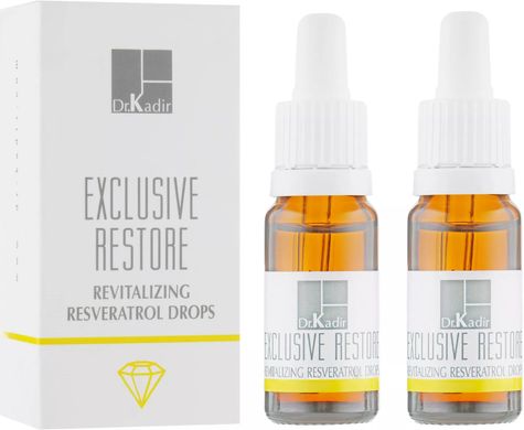 Капли Ресвератрол для восстановления кожи / Exclusive restore revitalizing resveratrol drops dr.Kadir в каталоге Odelik