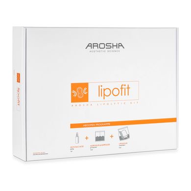 Ліполітичний набір для області талії і живота 4 проц. / Lipofit kit 4 treatments Arosha в каталозі Odelik