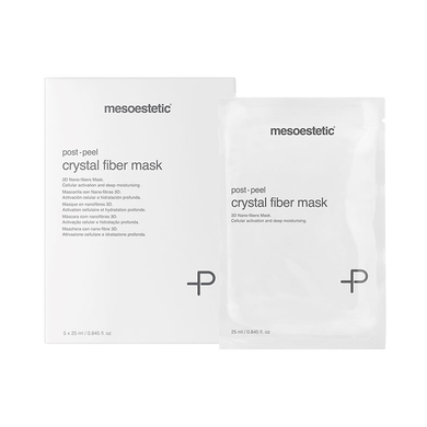 Пост-пілінгова маска для обличчя з кристалічними волокнами (1 шт х 25мл) / Post_peel crystal fiber mask Mesoestetic в каталозі Odelik